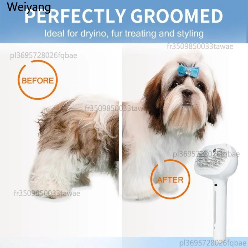 Cepillo de Vapor para Mascotas — Elimina el Pelo, Masajea y Humedece en Un Solo Paso - TrendyNova