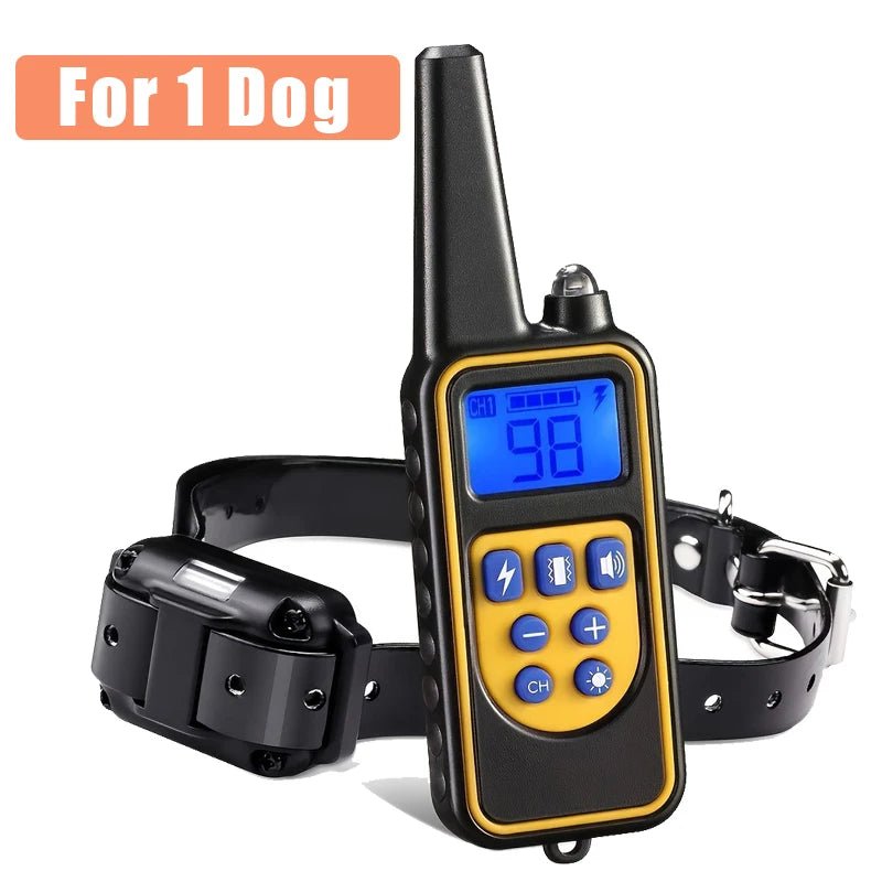 Collar de Adiestramiento Profesional con Mando a Distancia — IP67 Impermeable, 800m, Recargable - TrendyNova