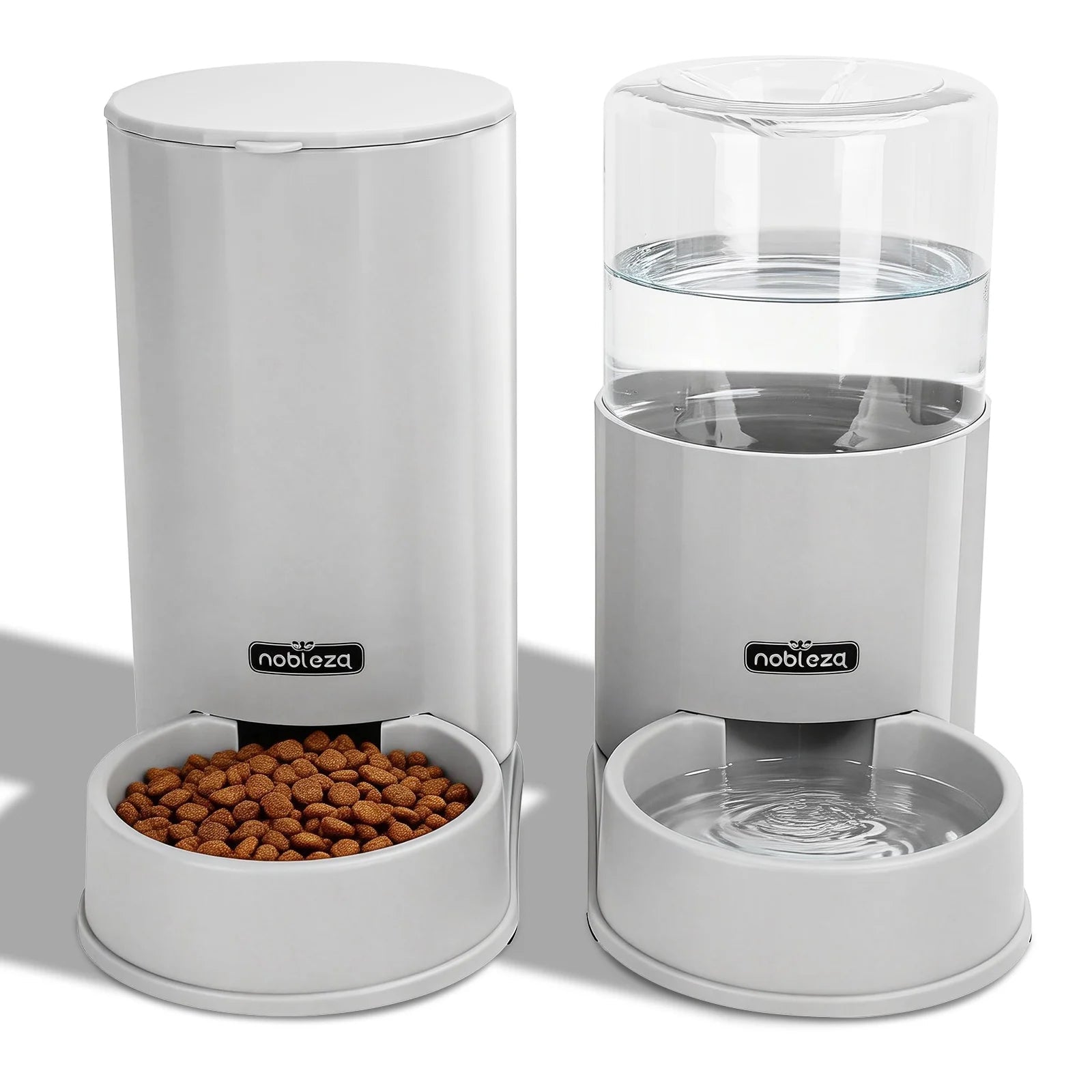 Comedero y Bebedero Automático Nobleza 3.8L — Pack 2 Unidades para Perros y Gatos - TrendyNova