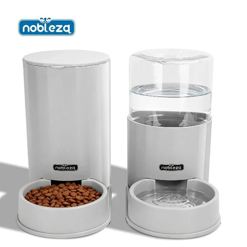 Comedero y Bebedero Automático Nobleza 3.8L — Pack 2 Unidades para Perros y Gatos - TrendyNova